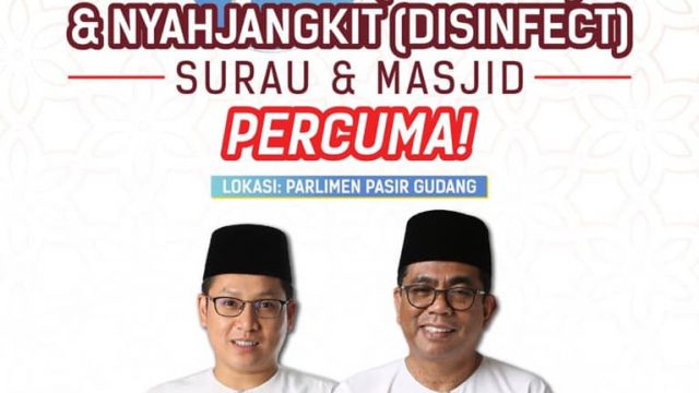 Nyah Cemar 20 Masjid Dan Surau Setakat Ini - Parlimen Pasir Gudang