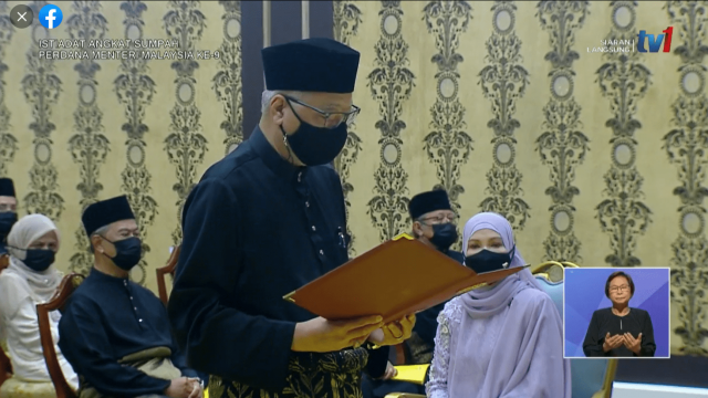 Ismail Sabri Angkat Sumpah Perdana Menteri Kesembilan - Ismail Sabri