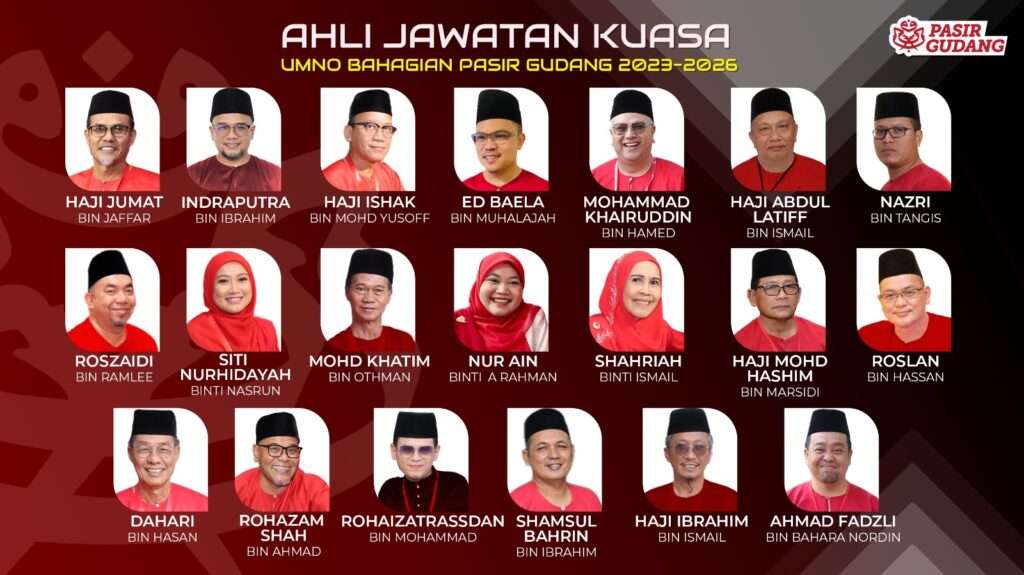 Keputusan Pemilihan Umno Pasir Gudang 2023-2026 - Berita